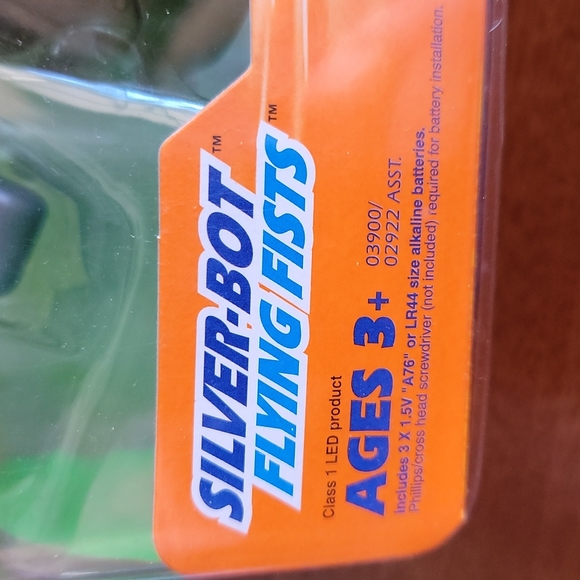 Rare Transformer Go-Bots Silver-Bot Flying Fists launching action Playskool New - Picture 4 of 10